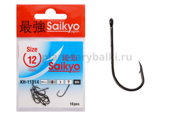 Крючки Saikyo Bait Holder BN KH-11014 №12, 10шт.