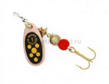 Блесна вращающаяся MEPPS Black Fury Jaune №1, 3,5гр., цвет CU