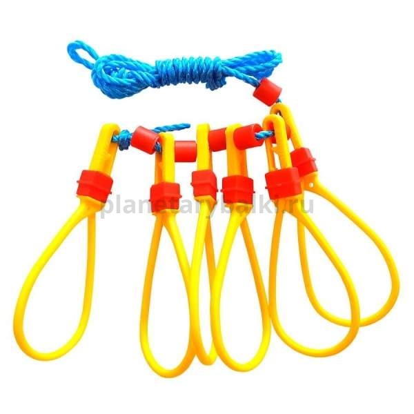 Набор куканов F-FISHING пластиковый на 6 застежек