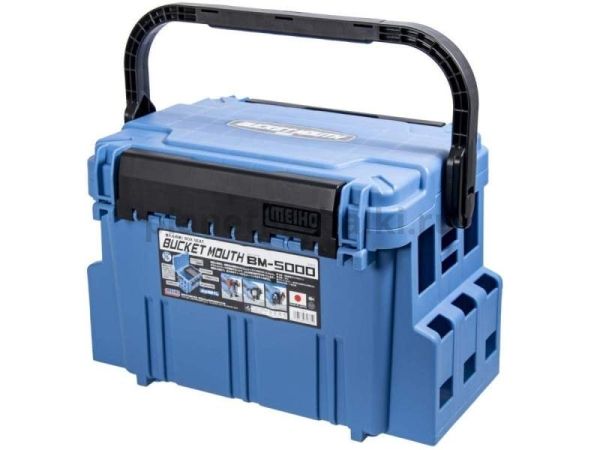 Ящик рыболовный Meiho BUCKET MOUTH BM-5000 Blue 440х293х293