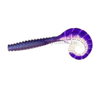 Твистер FLAGMAN TT-Grub 3,0'' 7,5см, #0531 Violet Pearl White, 6шт.