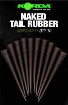 Конус резиновый KORDA Naked Tail Rubber Weed Silt 10шт.
