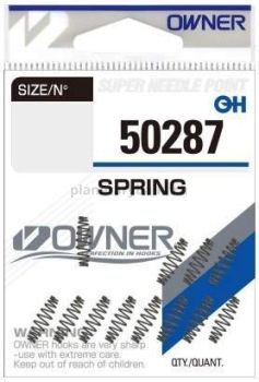 OWNER Спираль для крючка Spring nickel M 12шт