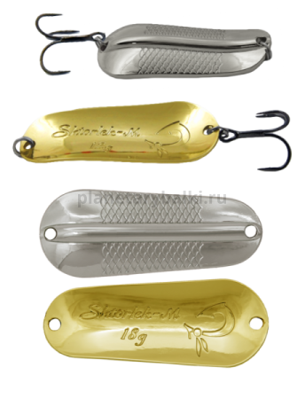 Блесна колеблющаяся LureMax Shtorlek-M, 58мм, 18гр., цвет 82