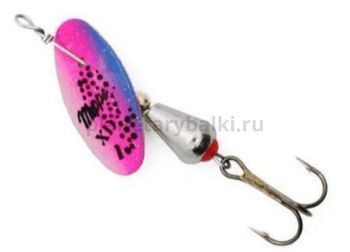 Блесна вращающаяся MEPPS XD Tri Fluo №1, 3гр., цвет AG/rainbo
