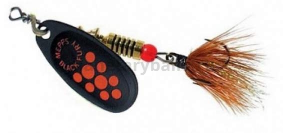 Блесна вращающаяся MEPPS Black Fury Orange №4, 8гр., цвет NR