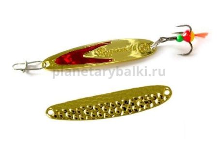 Блесна вертикальная ECOPRO Судачья красный флекс, 60мм, 10гр., цвет GBGRF