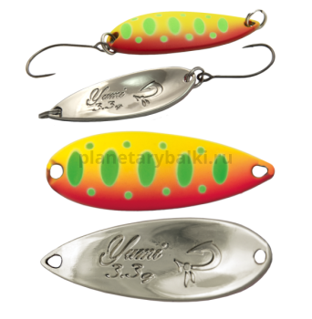 Блесна колеблющаяся LureMax Yumi 34мм, 3,3гр., цвет 104