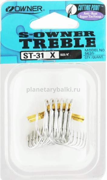 Крючок тройной OWNER ST-31TN №6, 8шт. для рыбалки, Крючок тройной OWNER ST-31TN №6, 8шт. отзывы, Крючок тройной OWNER ST-31TN №6, 8шт. купить, Крючок тройной OWNER ST-31TN №6, 8шт. купить в интернет магазине, Крючок тройной OWNER ST-31TN №6, 8шт. выбрать, Крючок тройной OWNER ST-31TN №6, 8шт. обзор, Крючок тройной OWNER ST-31TN №6, 8шт. купить в розничном магазине