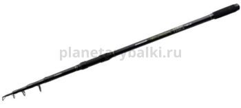 Удилище карповое FLAGMAN Magnum Black Carp NGM 4-х секционное телескопическое 11' 3,3м, тест 130-150гр., 3,25lb, диаметр кольца 40мм