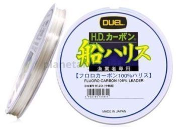 Флюорокарбон Duel H.D,Carbon Fune Leader Fluorocarbon 100% 100м, 0,47мм, 13кг, #8,0