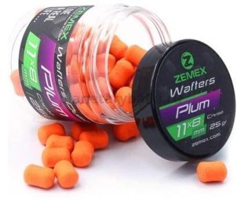 Бойлы нейтральные ZEMEX Wafters Dumbells Plum 11х8мм, 25гр.