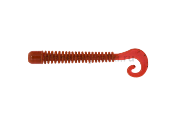 Приманка силиконовая LureMax CHEEKY WORM 4'' 10см, Orange Loch 06-055, 6шт.