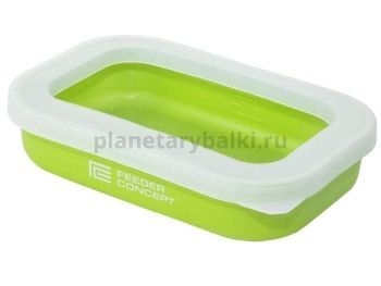 Коробка для наживки с крышкой FEEDER CONCEPT BAIT BOX WITH OPEN LID размер S 0.3л