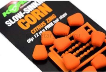 Имитационная приманка KORDA Slow Sinking Corn Citrus Zing Orange медленно тонущая 10шт.