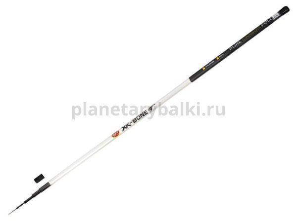 Удилище поплавочное без колец WFT XK Bone PURE CARBO POLE 6м, тест 4-20гр.