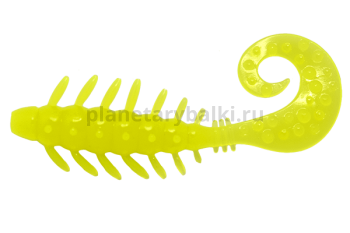 Приманка силиконовая LureMax ZUMA 3,5'' 8,5см, Chartreuse 05-001, 5шт.