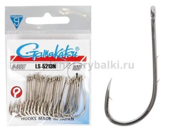 Крючки Gamakatsu LS-5213N HOOKS NICKEL разм. 01 25шт.