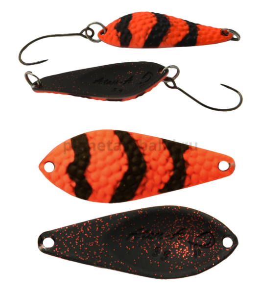 Блесна колеблющаяся LureMax Atom-A, 32мм, 3гр., цвет 106