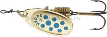 Блесна вращающаяся Mepps COMET PTS 5, 11гр., цвет Gold/Blue dots