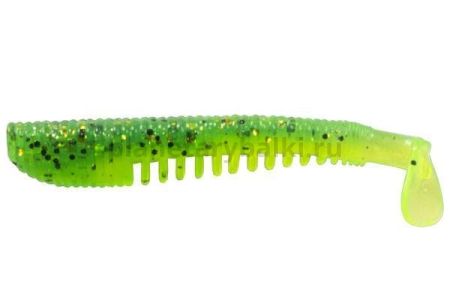 Виброхвост LureMax YOBBO 2,5'' 6см, Avokado Green 010, 10шт.