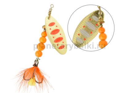 Блесна вращающаяся LureMax Tiga-4 9,2гр., цвет 005