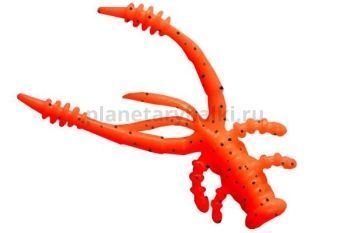 Приманка силиконовая LureMax VOODOO BUG 2'' 5см, Fire Carrot 008, 10шт.