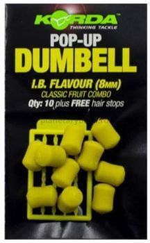 Имитационная приманка KORDA Dumbell Pop-Up IB 8мм, 10шт.