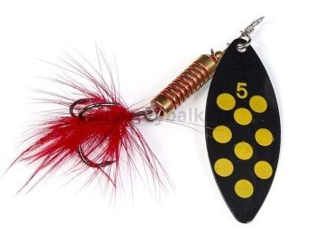 Блесна вращающаяся Lucky John SPIN X LONG №5, 12гр., цвет BF