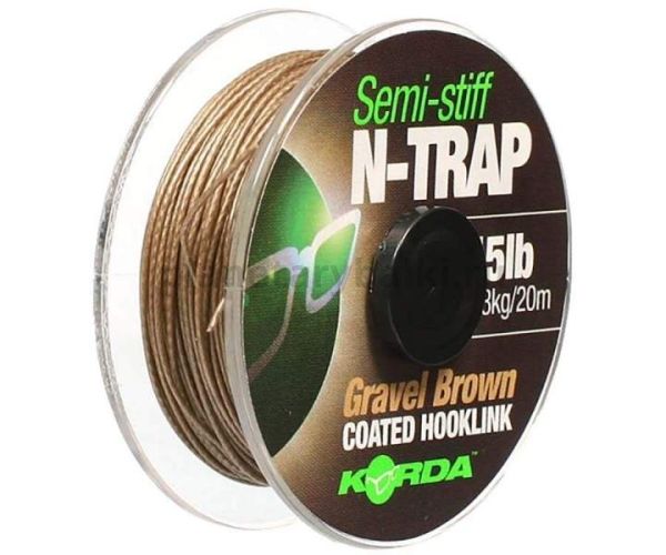 Поводковый материал KORDA N-Trap Soft Gravel 20м, 6,8кг, 15lb
