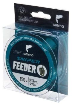 Леска монофильная Salmo Sniper FEEDER Moss Green 150м, 0,26мм, 4,9кг
