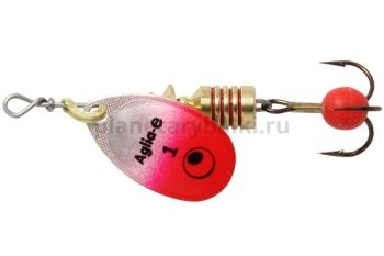 Блесна вращающаяся Mepps AGLIA-E №1, 3,5гр., цвет SHC SR S/Red