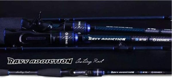 Спиннинг ZEMEX BASS ADDICTION Casting C702M 2,13м, тест 5-25гр.