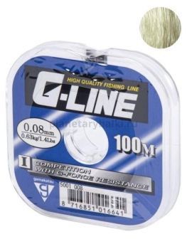 Леска монофильная Gamakatsu G-Line COMPETITION 100м, 0,08мм, 0,63кг