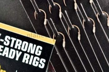 Поводки готовые Guru Pole Rig X-Strong Carp №12, 0,19мм, 15см, 8шт.