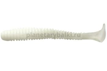 Виброхвост LureMax SENSOR 2'' 5,5см, White UV 009, 10шт.