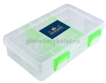 Коробка рыболовная Волжанка 15,5х10х4см