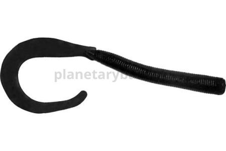 Приманка мягкая LureMax LOMBRIZA 4'' 9,5см, Black 006, 10шт.