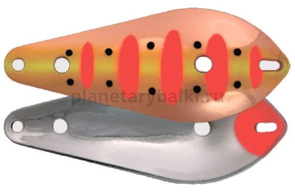 Блесна колеблющаяся LureMax Atom  65мм, 16гр., цвет 86