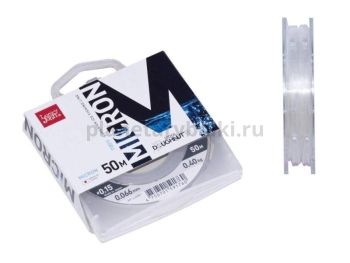 Леска монофильная зимняя Lucky John MICRON 50м, 0,06мм, 0,4кг