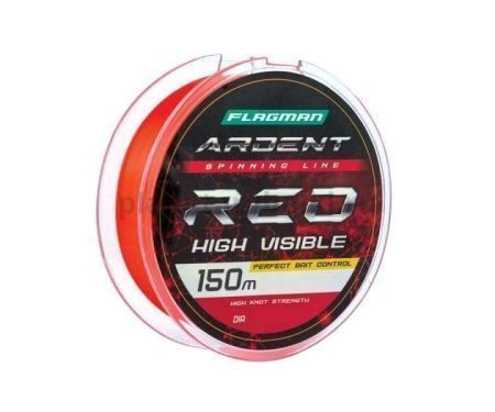 Леска FLAGMAN Ardent Red 150м, 0,25мм, 8,4кг/18,5lb