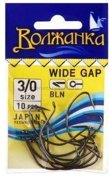 Крючки Волжанка Wide Gap №2, 10шт.