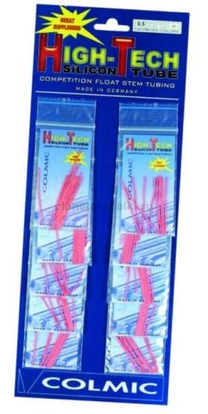 Кембрик силиконовый  для поплавков SILICONE HIGH-TECH: MIS.2 Ф-0,5red