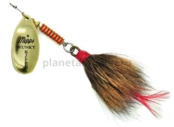 Блесна вращающаяся MEPPS Musky Killer №5, 15гр., цвет OR блистер
