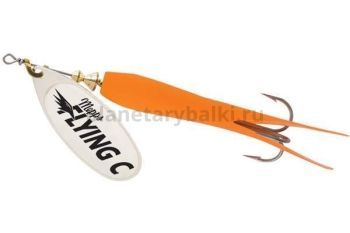 Блесна вращающаяся Mepps AGLIA FLYING C №3, 10гр., цвет SILVER/Orange