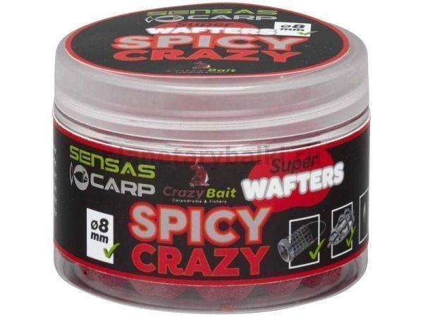 Мини бойлы нейтрнейтральной плавучести Sensas CRAZY SPICY CRAZY 8мм, 0.08кг