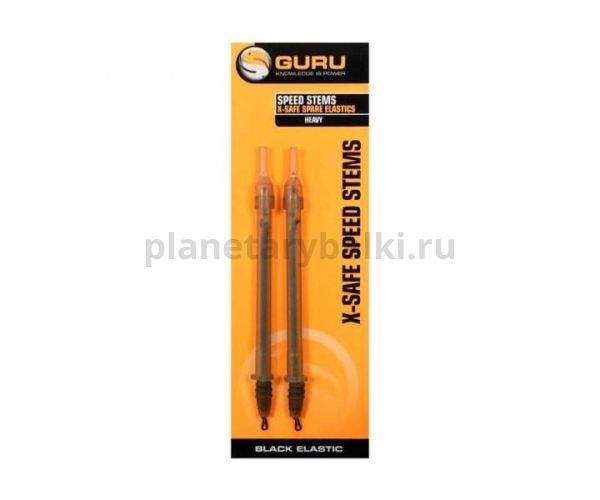 GURU Вставка для кормушки X-Safe Quick Change Elastics Long Black с быстросъемом