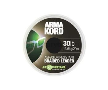 Шок-лидер KORDA плетеный Arma-Kord  20м, 13,6кг, 30lb