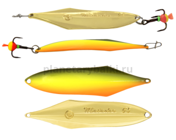 Блесна вертикальная ECOPRO Matador 65мм, 9гр., цвет FRG