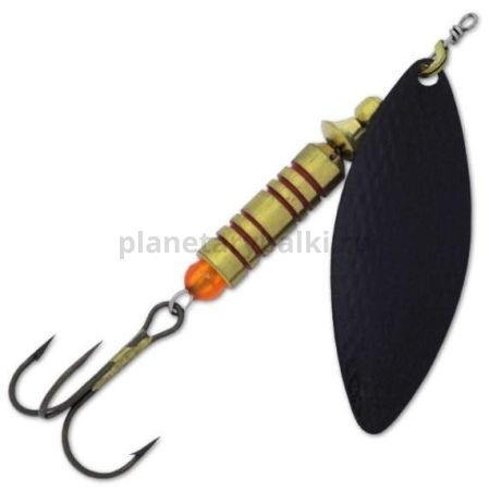 Блесна вращающаяся ILBA LUNGO n/d №1, 3гр., цвет black